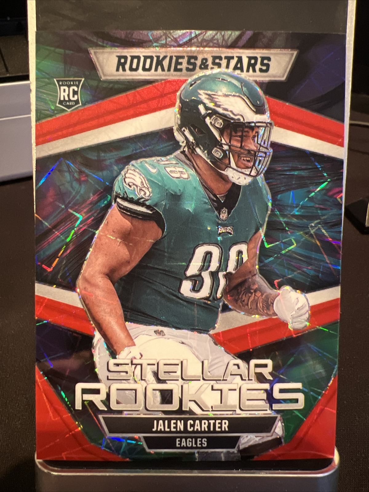 2023 Panini Rookies & Stars Jalen Carter Stellar Rookies Longevity #SR-8 Eagles