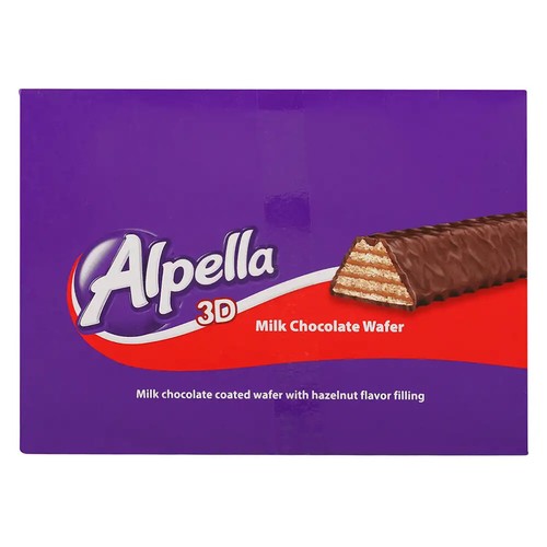 Ülker Alpella 3D Milk Chocolate | Tasty Snacks | 32g Bars | Wholesale Deals - Picture 3 of 3