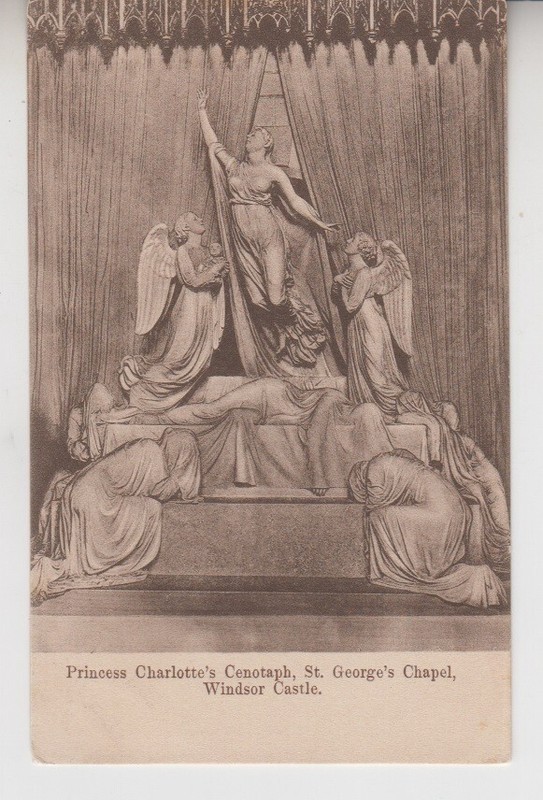 Princes Charlotte's Cenotaph, St. George's Chapel, Windsor Castle, Berkshire 