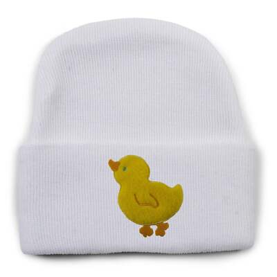 Baby Appliqued Knit Cap