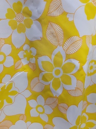 Vtg 60s Groovy Flower Power Phycodelic Mod Scooter go go hippy Tunic Sz L/XL - Picture 16 of 16