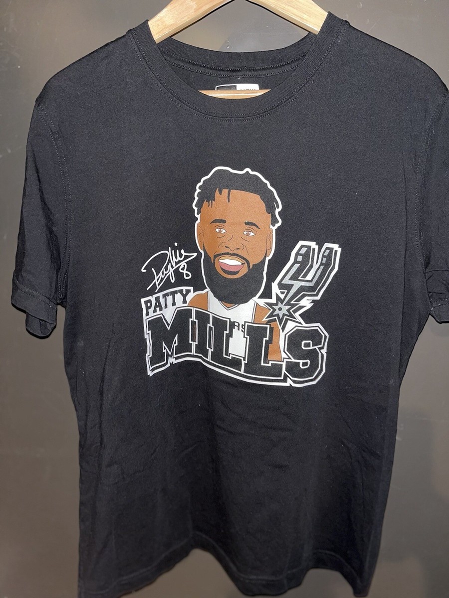 Spurs Patty Mills T Shirt San Antonio Spurs Patty Mills Mens XL