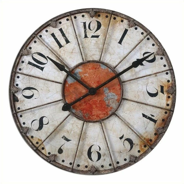 Uttermost Wooden Country Wall Clocks