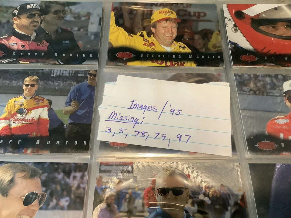 Lot Of (95) 1995 NASCAR Classic Image Trading Cards - Image 2 of 4