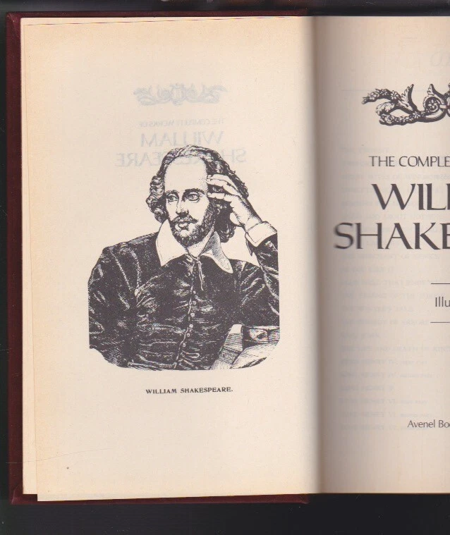 The Complete Works Of William Shakespeare Suede Hardcover 1975 VG Foto 4 de 4