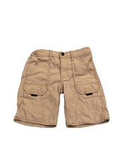 Wrangler Boys Cargo Shorts Size 6 Beige Khaki Pockets