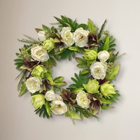 One Allium Way 28 Silk Wreath on sale One Allium Way 28 Silk Wreath on sale