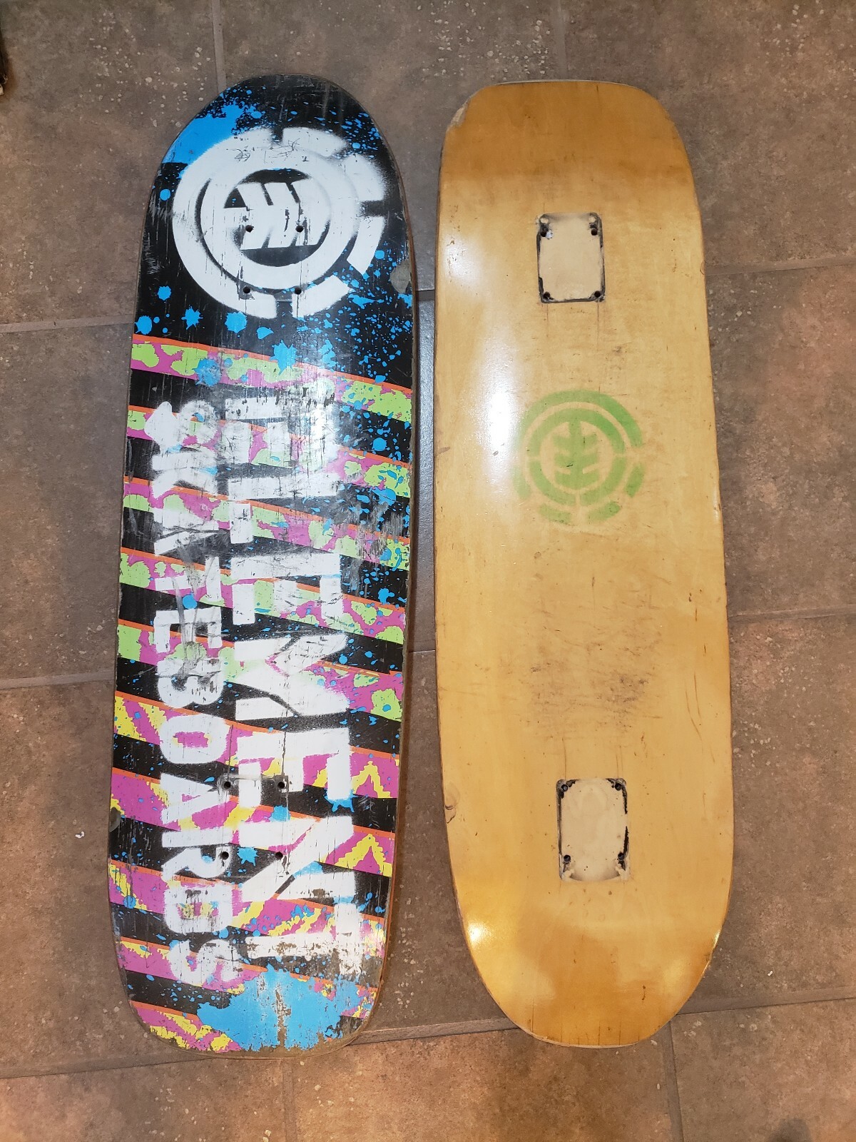 Skateboard Decks Lot of 2 Used Element eBay