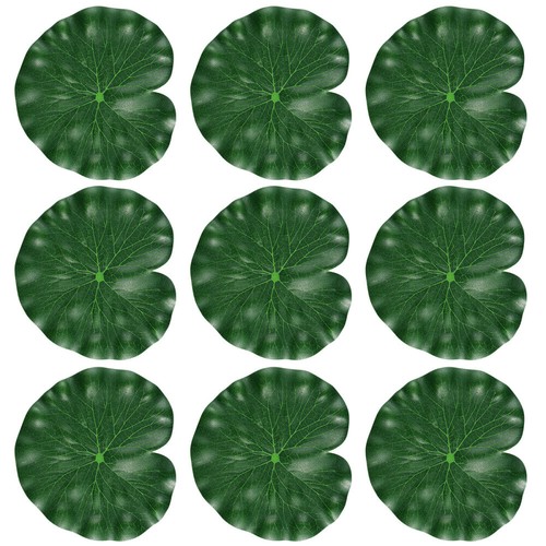 Aquarium Decoration Lotus Leaf Green Simulation Pond Accessories Fish Scenery