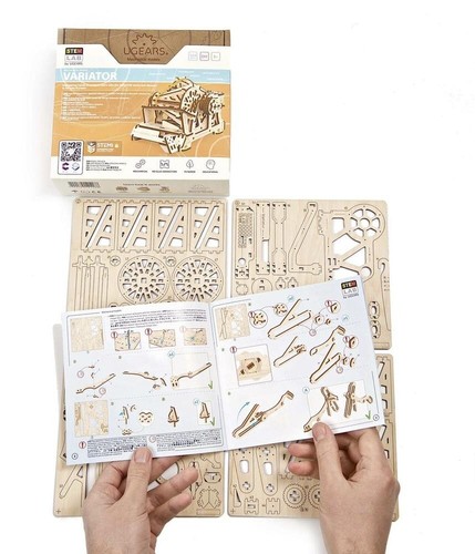 Kit Modelo Mecánico Madera Ugears STEM LAB Variator CVT UT00079 - Artículo Nuevo - Imagen 3 de 6