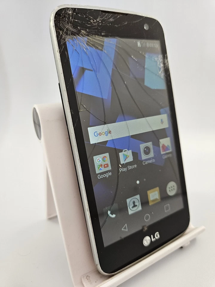 LG K4 2016 Blue Unlocked 8GB 1GB RAM 4.5" Android Smartphone Cracked - Image 2 of 4