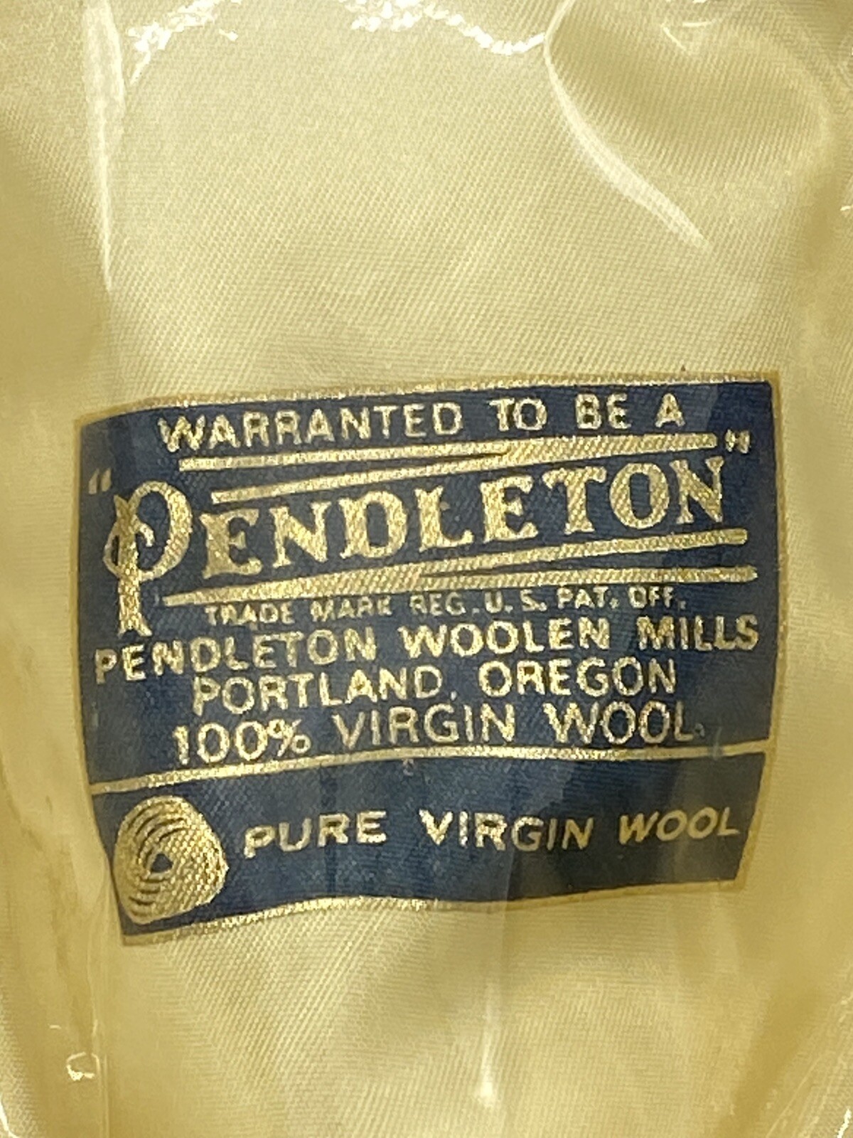 Vintage Pendleton Fedora Hat Houndstooth - 100% V… - image 8