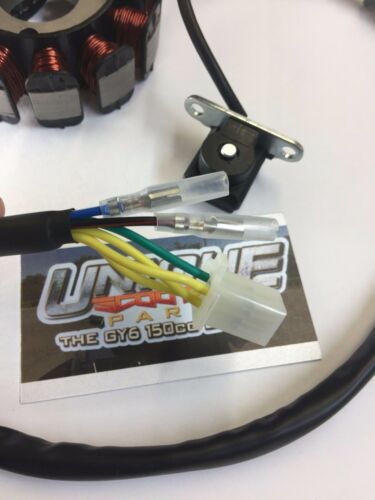 Scooter GY6 150cc Alta Calidad REEMPLAZO 11 Polos Estator Magneto. - Imagen 4 de 6