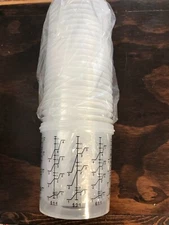 Disposable Paint Cup Set 600ML 50 Lids & Liners W/Hard Cup -Compare 3M 16000 PPS