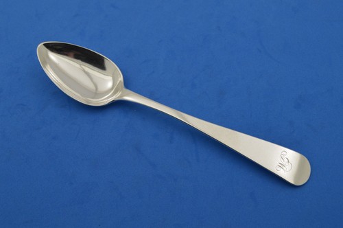 Very Rare Scottish Provincial Solid Silver Dessert Spoon. A Stewart. Tain c1830 - Picture 2 of 9