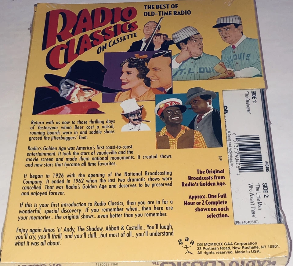 Radio Classics on Cassette The Shadow New Sealed. - Image 2 of 4