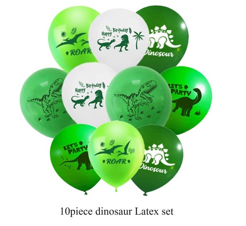 Jungle Dinosaur Balloon Foil 3D &4D Dino Balloons Birthday Decoration Supplies - Picture 8 of 37