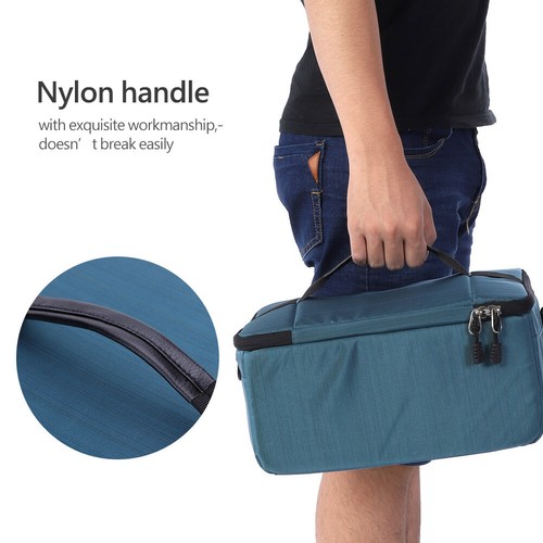 Fordable Protective Insert Partition Handle Camera Lens Bag Case Pouch SD3 - Picture 9 of 15