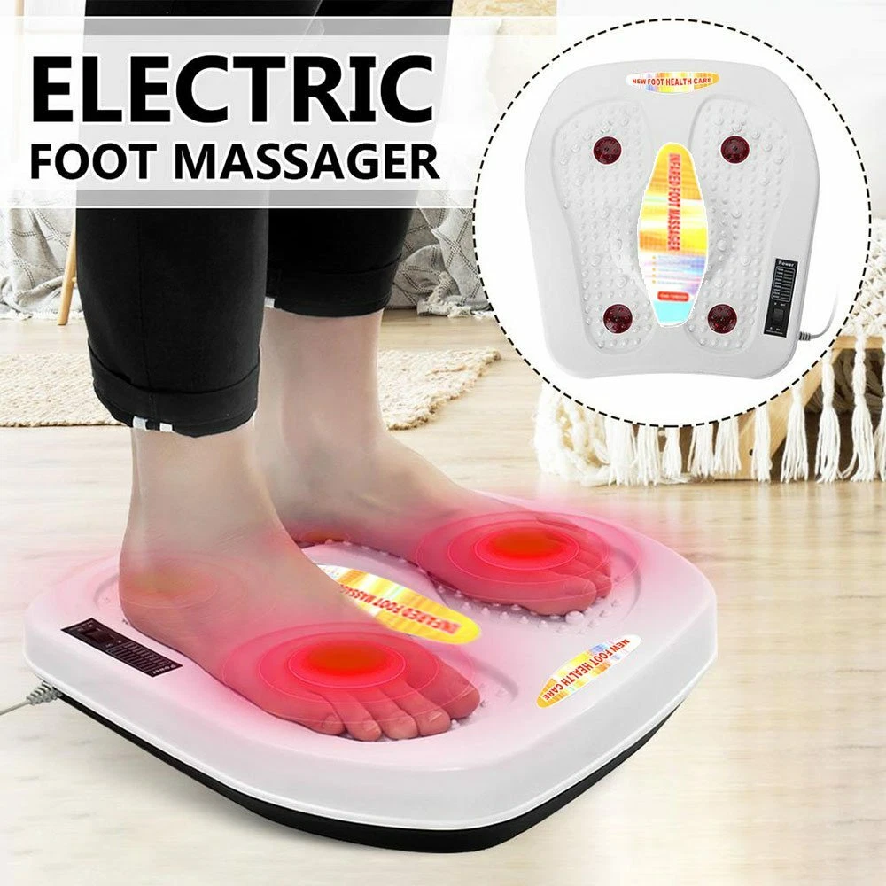 3W Electric Foot Massager Vibration Infrared Therapy Blood Circulation  Machine