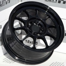 Circuit Csf9 15x7 4x100 35 Gloss Black Wheels Fits Acura Integra Honda Civic Eg