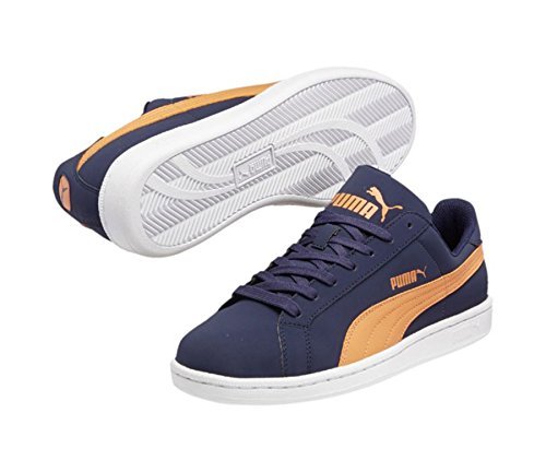 356753 PUMA Womens Smash Buck Peacoat/Vermillion Orange Sneaker 8.5 D - Wide 356753 PUMA Womens Smash Buck Peacoat/Vermillion Orange Sneaker 8.5 D - Wide