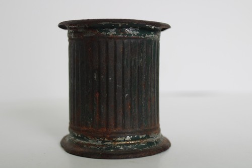 Antique 19th Century Primitive Tin Ink Sander Shaker w/ Orig. Green Paint - Picture 10 of 14