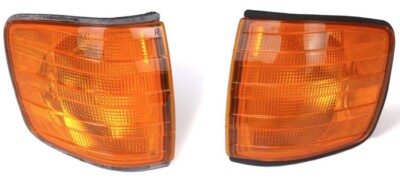 GENUINE Mercedes Benz W126 SEC Corner Lights SET (US Spec) NEW