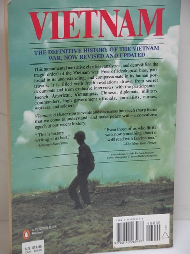 Stanley Karnow "Vietnam: A History" Paperback Book PBS Companion Preowned - Picture 3 of 3