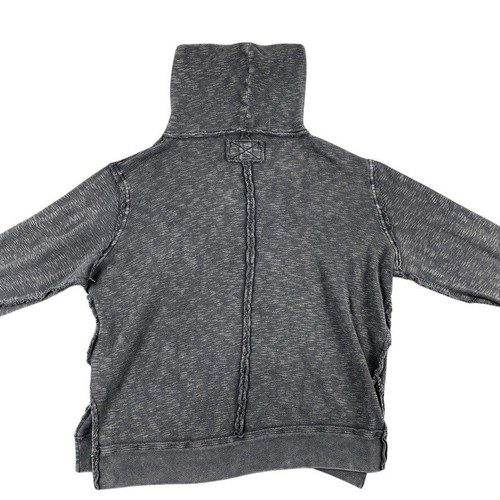 Free People We The Free Sweatshirt Pullover Damen XS grau lässig distressed - Bild 2 von 8