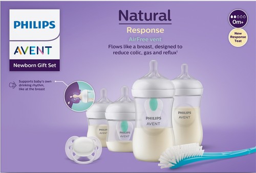 Avent: Natural Response Bottle with Airfree Vent Starter Set - Picture 4 of 4