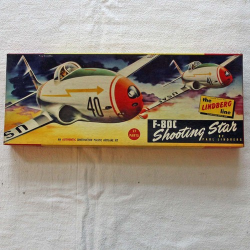 Lindberg F80C Shooting Star 1:48 Kunststoff Modellbausatz #500:98 komplett Vintage