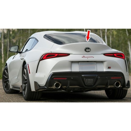 Matte Black For TOYOTA GR Supra 5th J29 Coupe V Look Rear Trunk Spoiler 2021 - Picture 5 of 5