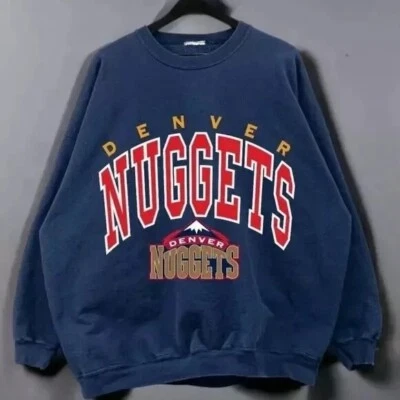 GILDAN Vintage Denver Nuggets Team Sweatshirt Retro Unisex Men Women S-5XL