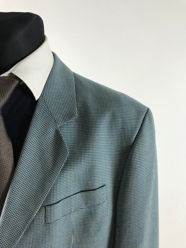 STONES Men's Blue Wool Jacket Sakko Size EU52 UK42 - Picture 2 of 7