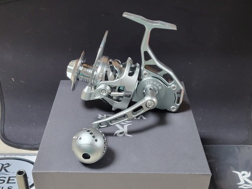 1 NEW 2025 USA MADE Visser #4X Spinning Reel GUNSMOKE - FREE SHIPPING