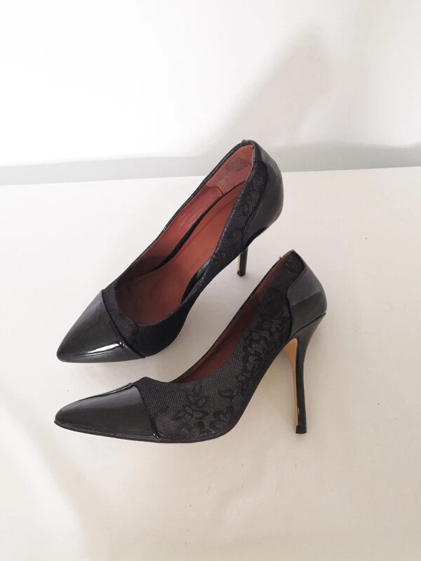 Field Genuine Leather Lace Heeled Stiletto Shoes | eBay