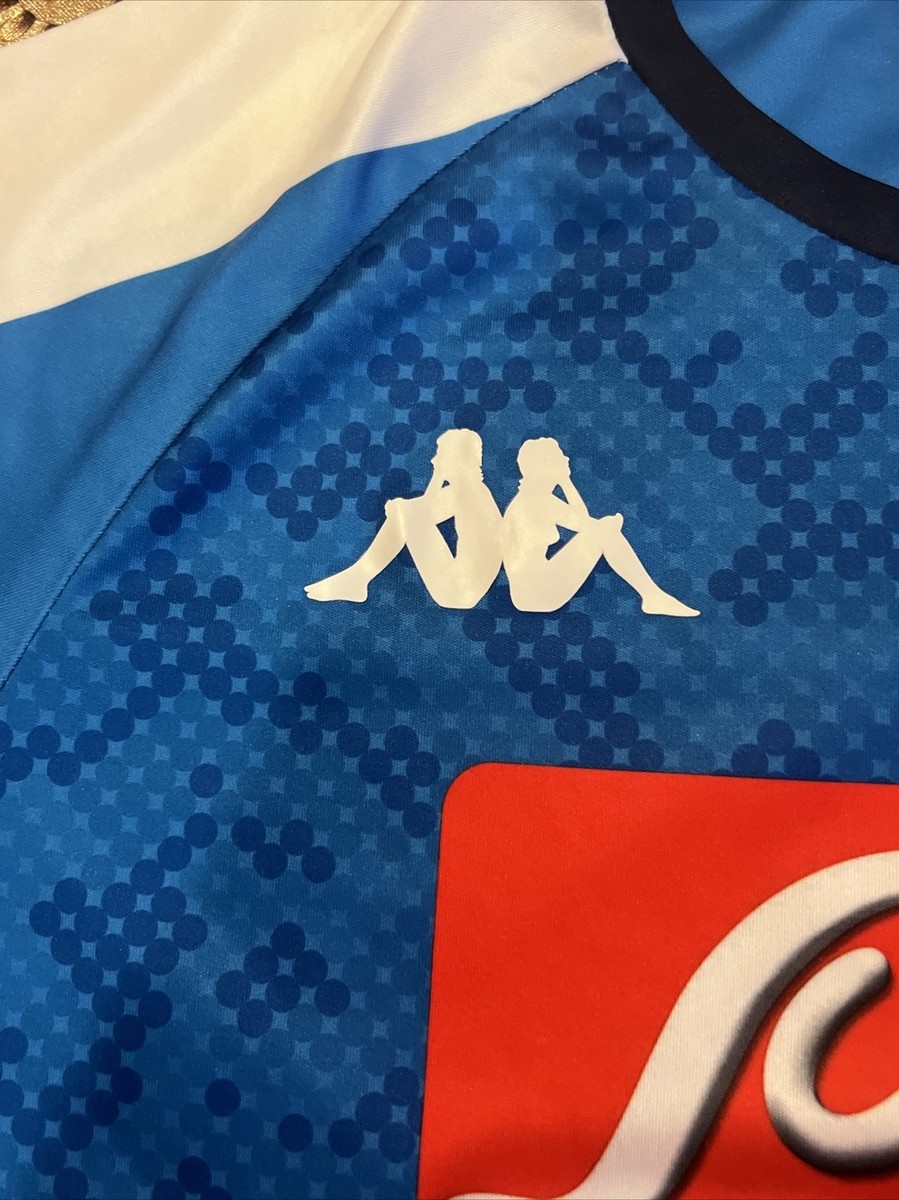 Pre-Owned Official Kappa SSC Napoli FABIAN 19/20 Home Jersey Men's