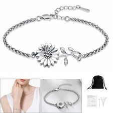 Adjustable Cremation Urn Bracelet For Ashes Memorial Bangle Keepsake Jewelry US