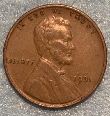 1931 P Lincoln Wheat Cent  F-VF  X-209