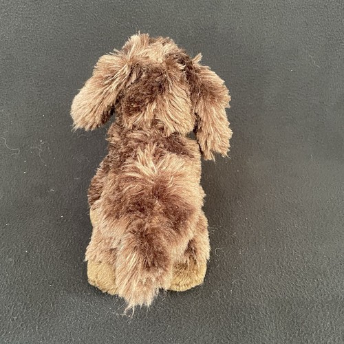 Manhattan Toy Puppy Dog Plush Chocolate Brown Labradoodle Stuffed Animal 10In - Picture 4 of 8