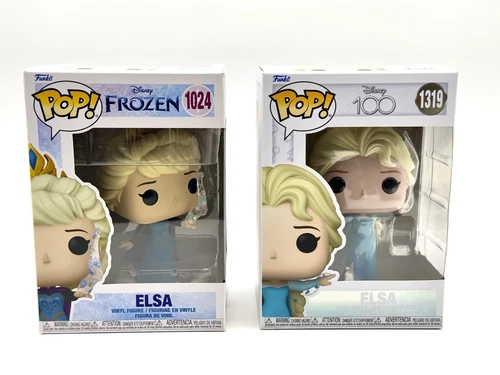 Funko Pop! Disney Princess Frozen Elsa figures set of 2 #1024 & #1319