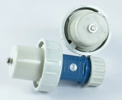 (AMPMECH) MENNEKES PLUG 10828; SCHUKO, SCREW TERMINALS, 16A-2P+E,230V,IP68 - Image 1 of 4