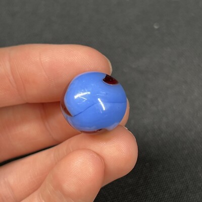 Vintage Akro Agate Peltier Christensen Art Glass Swirl Marble .6