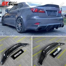 Carbon Fiberglossy Black Rear Spoiler Wing For Lexus Is250 Is350 Isf 2006-2012