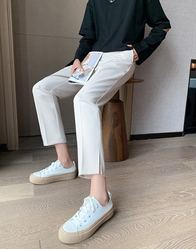 Women Dress Pants Size 0-14 Office Work Trousers Straight Leg Elastic Waist New - Picture 33 of 94