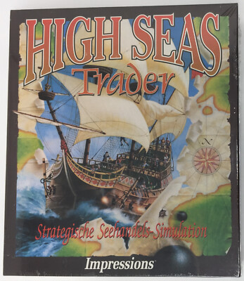 High Seas Trader - Strategische Seehandels-Simulation PC 3,5'' Big Box  NEU 