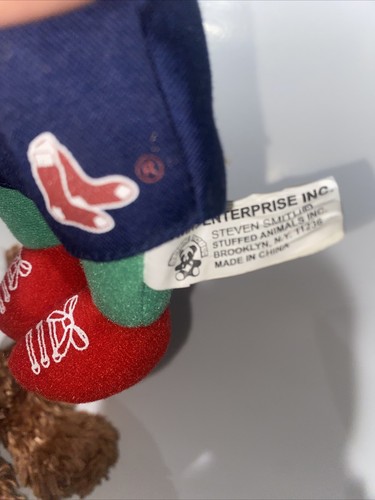 VINTAGE ML BEAR RED SOX PLUSH BEAR With WALLY Awesome Set See Pics - Picture 11 of 12