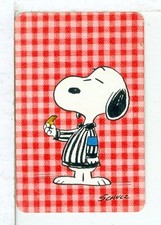 Single Playing Card Miniature "Peanuts, Snoopy" Hallmark 1608 N