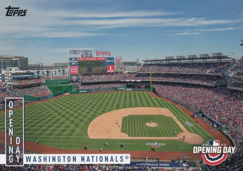 2020 Topps Opening Day WASHINGTON NATIONALS Insert #OD-15