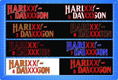 high&low シール Harley FXLRS LOW RIDER Decal Kit Style Suitable Fits Tank Vinyl